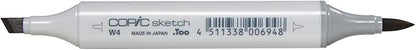 Copic Markers W4-Sketch, Warm Gray