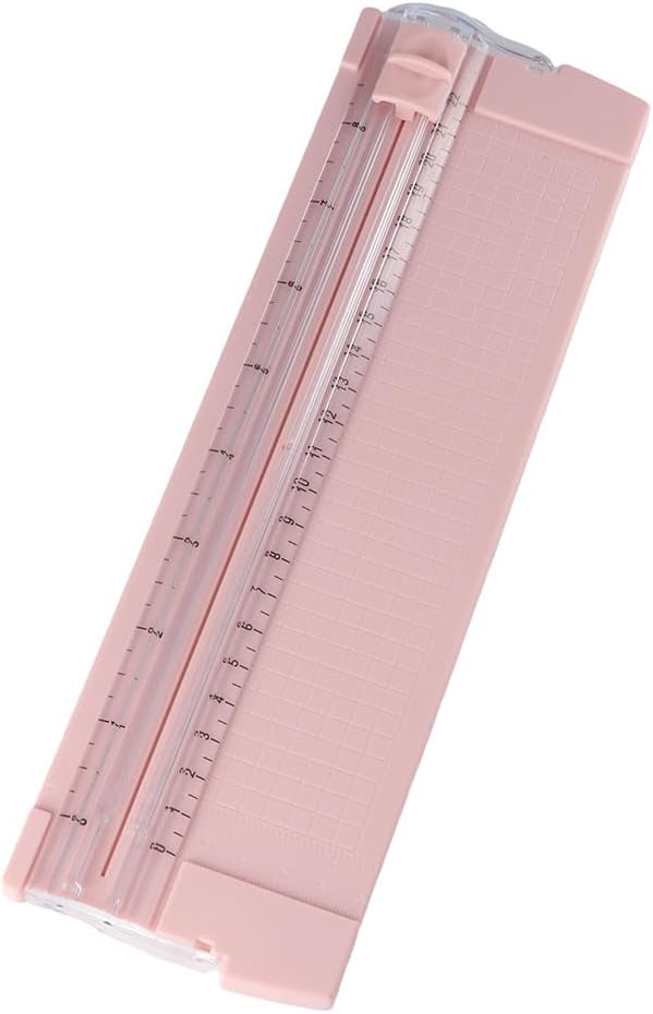Paper Trimmer, A4 Size Paper Cutter with Security Safeguard, Straight Paper Trimmer with Side Ruler for Scrapbooking, Craft Paper, Coupon, Photos, Paper Slicer Scrapbooking Tool