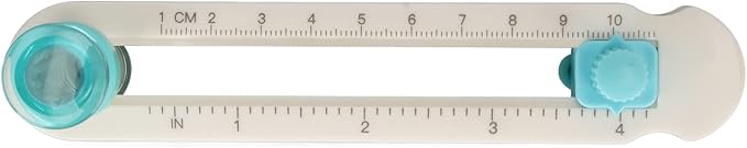 TOPINCN Portable Circle Cutter Circle Cutter Adjustable Paper Cutting Knife Trimmer Rotary Portable Round Model for Paper Crafts Fabric