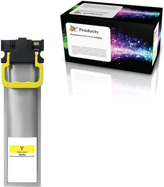 Remanufactured Ink Cartridge Replacement for Epson T902XL Yellow for WF-C5210 WF-C5290 WF-C5710 WF-C5790