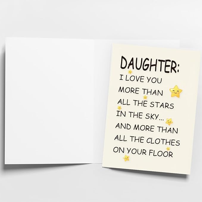 Birthday Card Daughter | Birthday Card for Daughter | Daughter Birthday Card | Daughter Birthday Card from Mom & Dad & Parents | Funny & Happy Birthday Card & Gifts for Adult Daughter