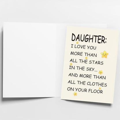 Birthday Card Daughter | Birthday Card for Daughter | Daughter Birthday Card | Daughter Birthday Card from Mom & Dad & Parents | Funny & Happy Birthday Card & Gifts for Adult Daughter