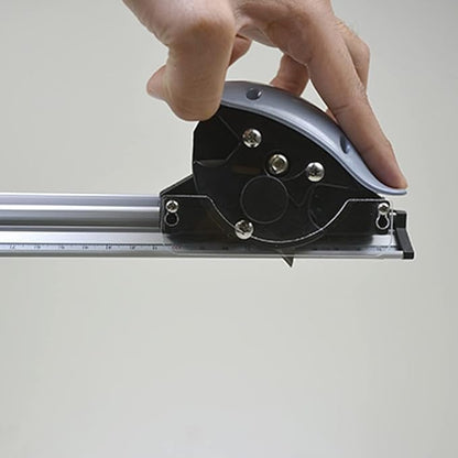 Manual Table Top Heavy Duty Paper Trimmer - 39" (1000mm) - Aluminum Grade Board Cutter with Standard Ruler Marks - Easy Storage and Lightweight Paper Panel Cutters for Ads Board Decor