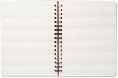 Compendium Spiral Notebook - Good Things Start Here — A Designer Spiral Notebook with 192 Lined Pages, College Ruled, 7.25”W x 9.25”H