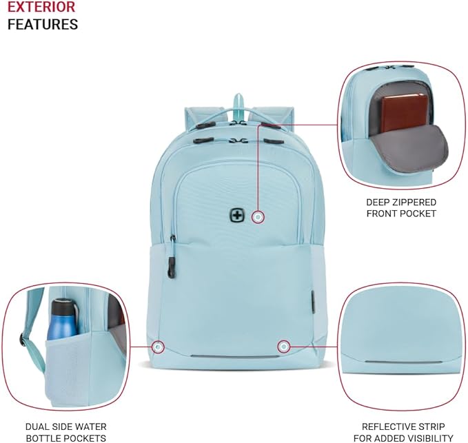 SwissGear Orientation, Light Blue, 17.75-Inch