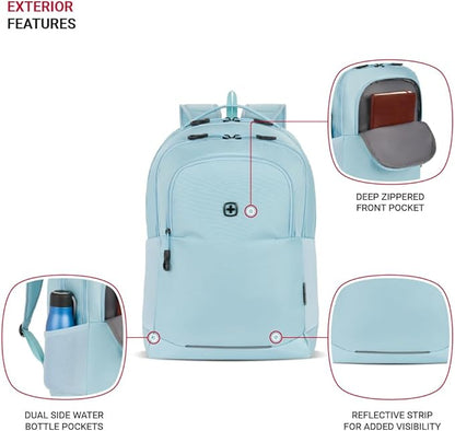 SwissGear Orientation, Light Blue, 17.75-Inch