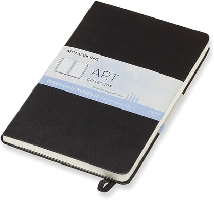 Moleskine Art Notebook, Hard Cover, Large (5" x 8.25") Plain/Blank, Black, 72 Pages