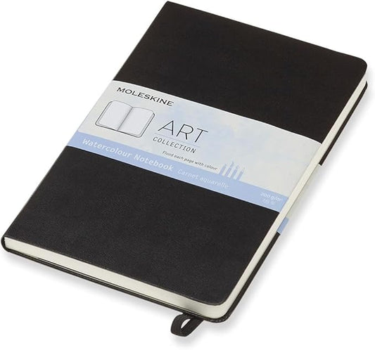 Moleskine Art Notebook, Hard Cover, Large (5" x 8.25") Plain/Blank, Black, 72 Pages