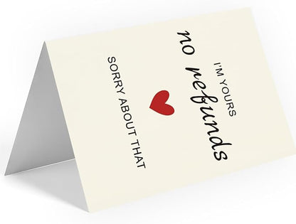 Valentine Day Gifts & Card | Anniversary Card to Husband | Funny Anniversary Card & Gifts for Women, Men, Husband, Wife, Him, and Her | Happy Anniversary Decorations