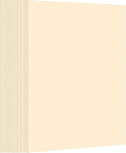 Fainne 150 Sheets Card Stock Paper, 67lb Cover Medium Weight Cardstock, 8.5 x 11 Inch Cream Paper for Crafts, Coloring, Announcements, Printing at School, Office, Home