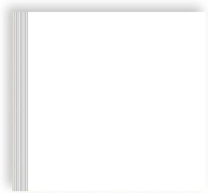 100 Sheets White Cardstock Thick Paper - Blank Heavy Weight 350gsm Cover Card Stock for Invitations,Stationery Printing,Scrapbooking,Crafts,DIY Cards, Paper Crafting (5x5 Inches)