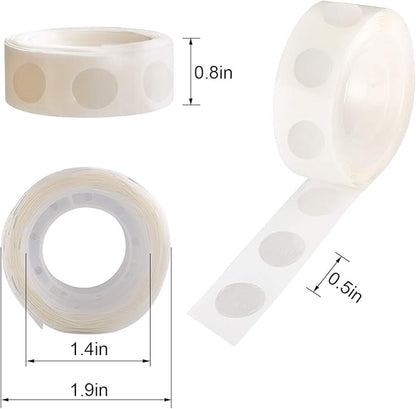 3000pcs Glue Point Clear Balloon Glue Removable Double Sided Adhesive Dots Tape for Craft Decoration
