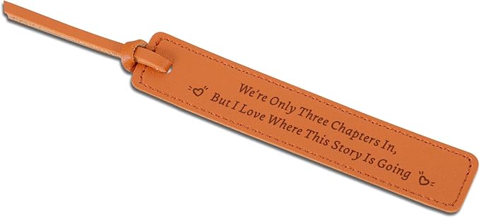 Leather Bookmark 3 Year Anniversary Wedding Gifts for Women Men for Him Her 3rd Anniversary Gifts for Husband Wife, 3rd Anniversary Gifts Christmas Valentines Birthday Gifts