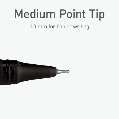 Pentonic Glitter Gel Pens, 10 Count, 10 Assorted Colors, 1.0 mm Medium Point, Smooth Writing For Journaling, Notetaking & Art Projects (1002365)