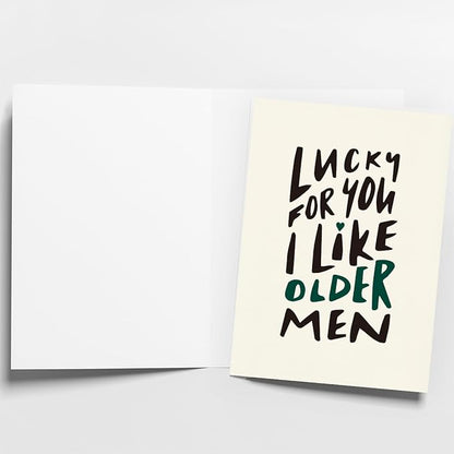 Funny Birthday Card for Boyfriend, Men, Husband, Him | Husband Birthday Card from Wife | Happy Birthday Card