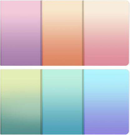 Ddaowanx Notebooks, Journals in Bulk, Blank Paper Sketchbooks, 72 Pages, 36 Sheets, 80GSM, 8.3x5.5 Inch, A5 Size, Travel Writing Notebooks Journal for Office School Supplies (Blank-24pack, Gradient)