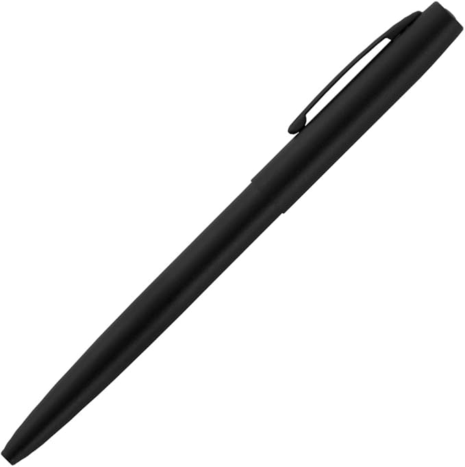 Fisher Space Pen Military Cap-O-Matic Space Pen, Ballpoint, Black Ink, Non-Reflective, Brass, Matte Black