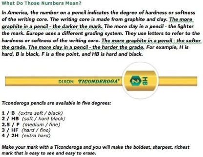 Dixon Ticonderoga Ticonderoga Wooden Pencil, 0.7mm, #2 Soft Lead, 8/Pack (13852) (X13852)