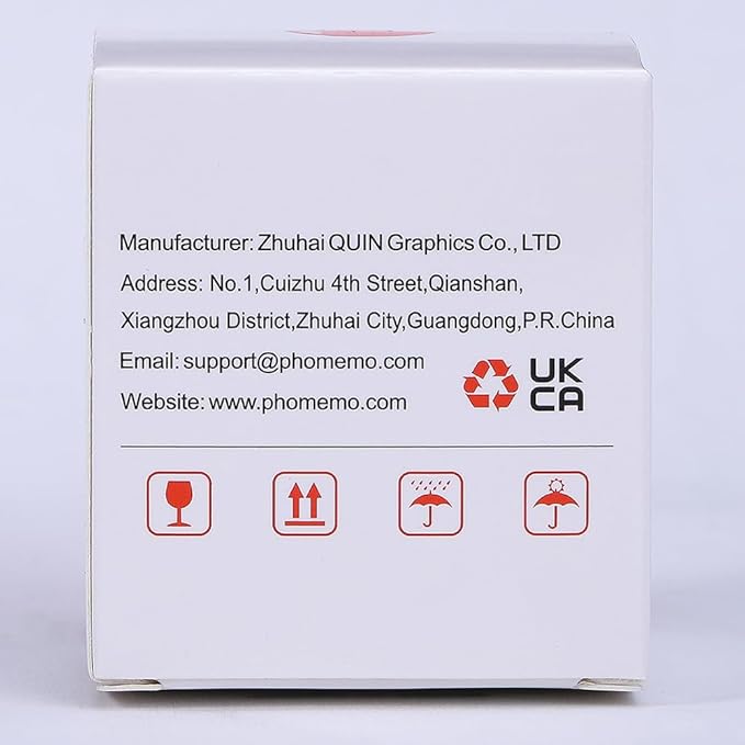 Phomemo Thermal Labels-for M110/M221/M220/M120/M200,1.57"x1.18"(40x30mm),230 Labels/Roll, for Barcode/Address/Mailing/Logo/Business/Home Tag