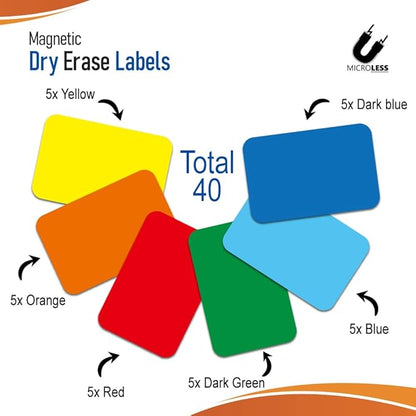 Dry Erase Magnetic Label Full Colored 4.8 x 3.2 inch