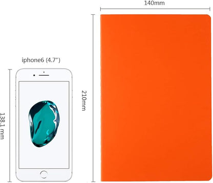 12 PCS Colorful Notebook Journals Bulk, Lined Paper, College Ruled, 60 Pages, 5.5"x8.3", A5 Size, Travel Journal Set for Travelers, Students and Office, Writing Diary Subject Notebooks Planner