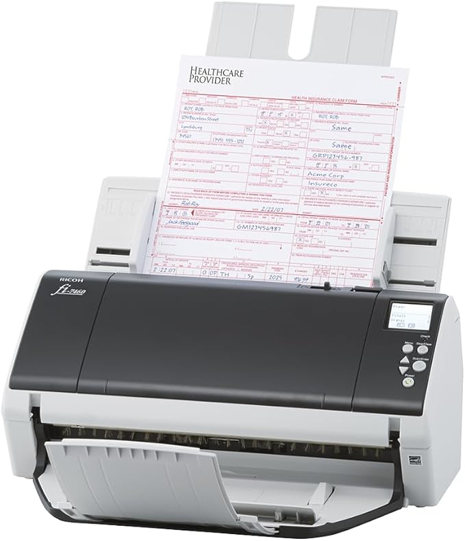 RICOH fi-7460 Wide-Format Color Duplex Document Scanner with Auto Document Feeder (ADF)