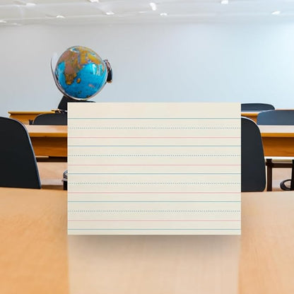 School Smart Zaner-Bloser Paper, 1-1/8 Inch Ruled, 10-1/2 x 8 Inches, 500 Sheets, White - 085328