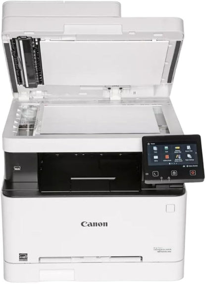 Canon Color imageCLASS MF654Cdw - Wireless Duplex Laser Printer, Multifunction with Copier, Scanner, Auto Document Feeder, Mobile Ready, 3 Year Limited Warranty, 22 PPM Color, White