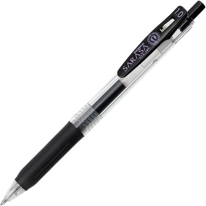 Zebra Sarasa Clip 1.0mm Black P-JJE15-BK5 (5-Pen-Pack)