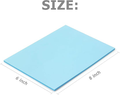 Sticky Notes 8x6 inch Bright Colors Self-Stick Pads 8 Pads/Pack 35 Sheets/Pad Total 280 Sheets