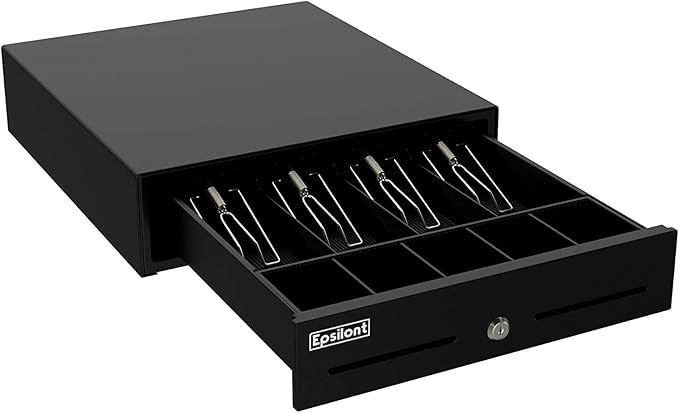 Square Register Hardware Bundle Compact -M10 2" Compact Receipt Printer, Epsilont Mini Cash Drawer, Stand for iPad USB-C 10.9" and 11.0"