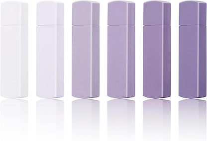 Temiary 6Pcs Mini White Out Tapes for Instant Correction, Cute Whiteout for Writing, Aesthetic Correction Tape Set Easy To Use for Students School Office Supplies (Purple)