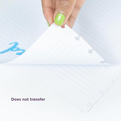 Discbound Notebook Rulled Refills Paper - 7.87" x 10.82" Paper for Custom Discbound Notebook, Planner or Daily Use – 90 GSM Custom Note-Taking System Discbound Inserts – 100 Sheets