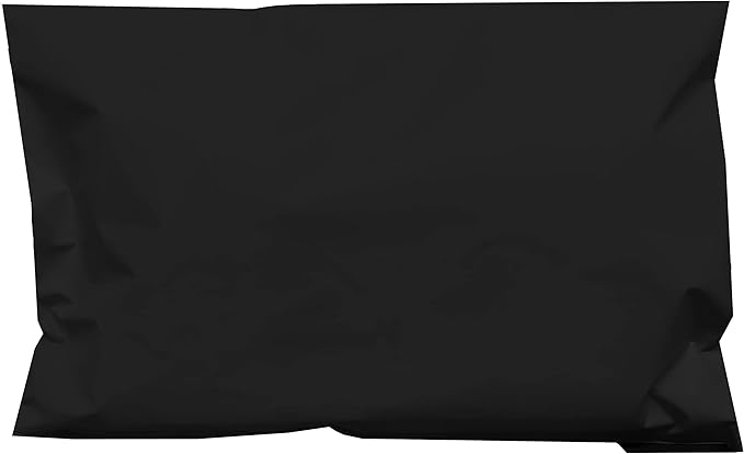 Colored Poly Mailers Pack of: (Black, 6" x 9" pack of 1000) Be creative with your packaging with Colored mailers