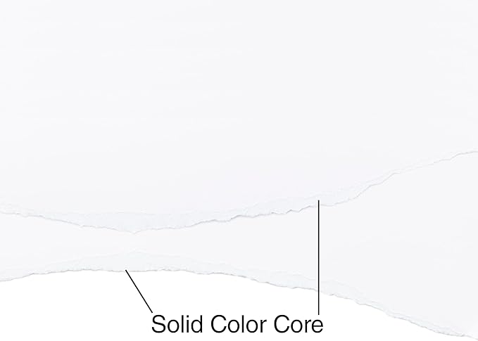 Cardstock 8.5 x 11 Paper Pack - 65lb Textured Card Stock for Crafts, Cardmaking, Printers - 80 Scrapbook Sheets - Double Sided with Solid Core, Brilliant White