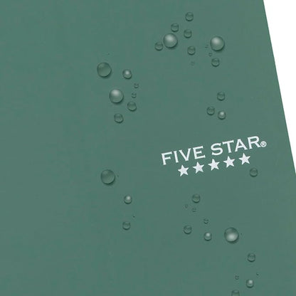 Five Star Spiral Notebook, 1 Subject, College Ruled Paper, 7" x 4-3/8", Personal Size, 80 Sheets, Green (450048CH1-ECM)