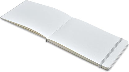 Moleskine Art Watercolor Album, Large, Plain, Cool Gray, Hard Cover (5 x 8.25)