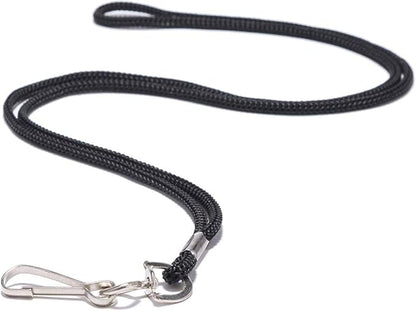 Extra Thick Horizontal ID Card Name Tag Badge Holder with Waterproof Type Resealable Zip (Holders with lanyards, 6Packs)