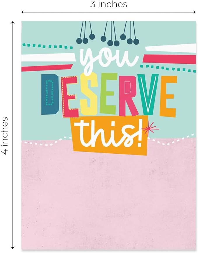 Empowering Sticky Note Pads / 3" x 4" Motivational Educator Sticky Notes / 50 Sheets Per Pad/Set of 6 Empowering Quote Designs/Made in USA
