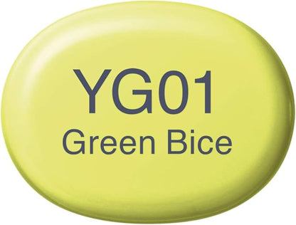 Copic Markers YG01-Sketch, Green Bice