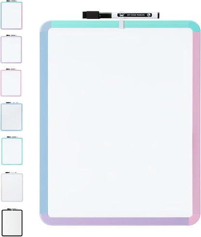 Mr. Pen- Dry Erase Board, 14' x 11', Black Dry Erase Marker, Colorful Frame, Mini White Board for Kids & Students