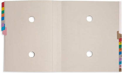 Blue Summit Expanding Desk File, Letter Size, 26 Dividers for A-Z Organization