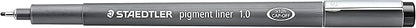 STAEDTLER Pigment Liner, Fineliner Pen for Drawing, Drafting, Journaling, 1.0mm, Black, Box of 5 Pens, 308 10-9