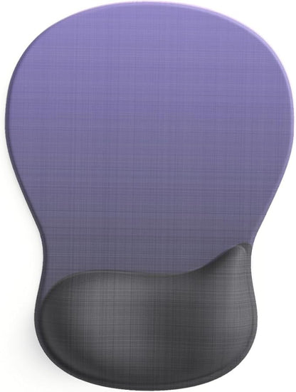 ErgoComfort Gel Wrist Rest Mouse Pad-Ergonomic Office Mousepad with Wrist Support-Non-Slip, Design Desk Accessories Mat for Home&Game Decor (06Deep Violet)