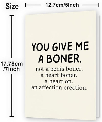 Funny Birthday Card & Gifts for Husband, Boyfriend, Him, Happy Anniversary Card & Gifts, Valentine Day Gifts, Card
