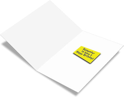 NobleWorks - Hilarious Birthday Greeting Card with 5 x 7 Inch Envelope (1 Card) Bday-Sex-All The Time C6352BDG