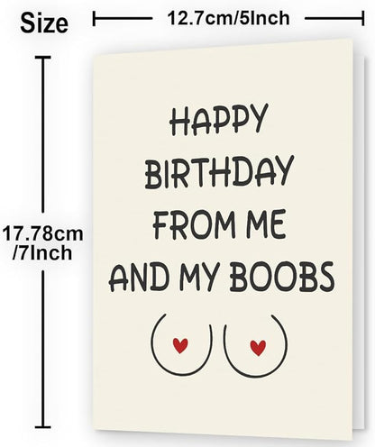 Humorous Birthday Card for Men, Husband, Boyfriend, and Him | Happy Birthday Gifts & Decorations for Men