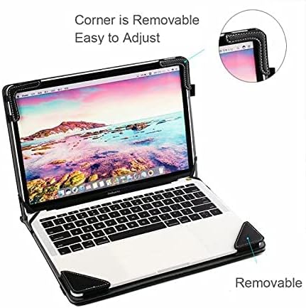 Protective Case Cover Compatible with Dell Inspiron 16 Plus Inspiron 7610 7620 7630 7635 7640 7650 16 inch Notebook Sleeve PU Leather Stand Hard Protective