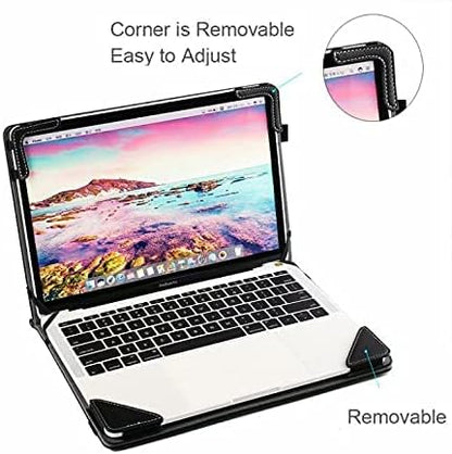 Protective Case Cover Compatible with Dell Inspiron 16 Plus Inspiron 7610 7620 7630 7635 7640 7650 16 inch Notebook Sleeve PU Leather Stand Hard Protective