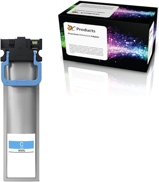 Remanufactured Ink Cartridge Replacement for Epson T902XL Cyan for WF-C5210 WF-C5290 WF-C5710 WF-C5790